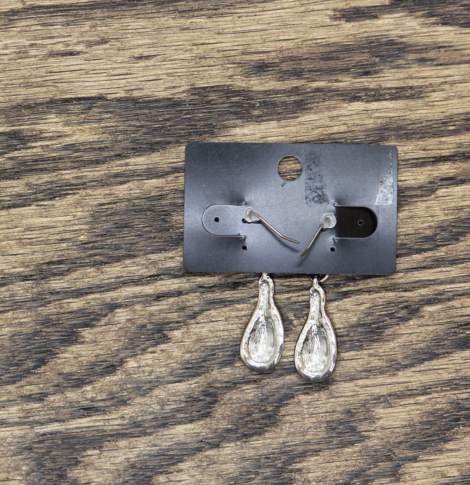 Chico’s Teardrop Dangle Stone Hook Drop Earrings Blue 2″