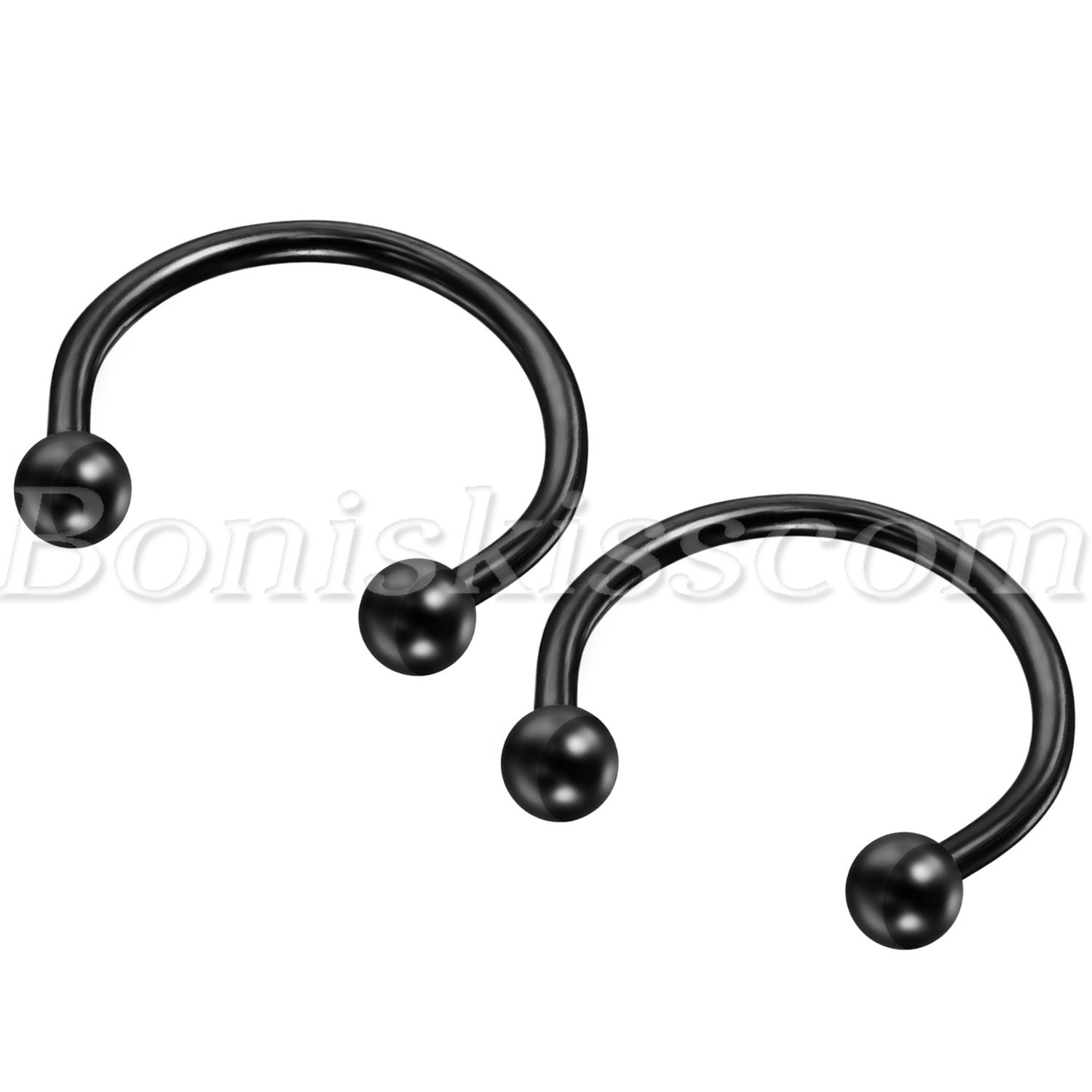 Unisex Stainless Steel Pierced Nose Studs Ear Cartilage Earrings Color Seletable