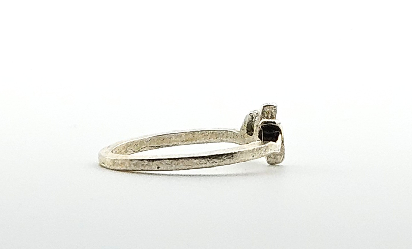 Set Of 3 Silver Tone Band Rings Multiple Sizes J17-3924