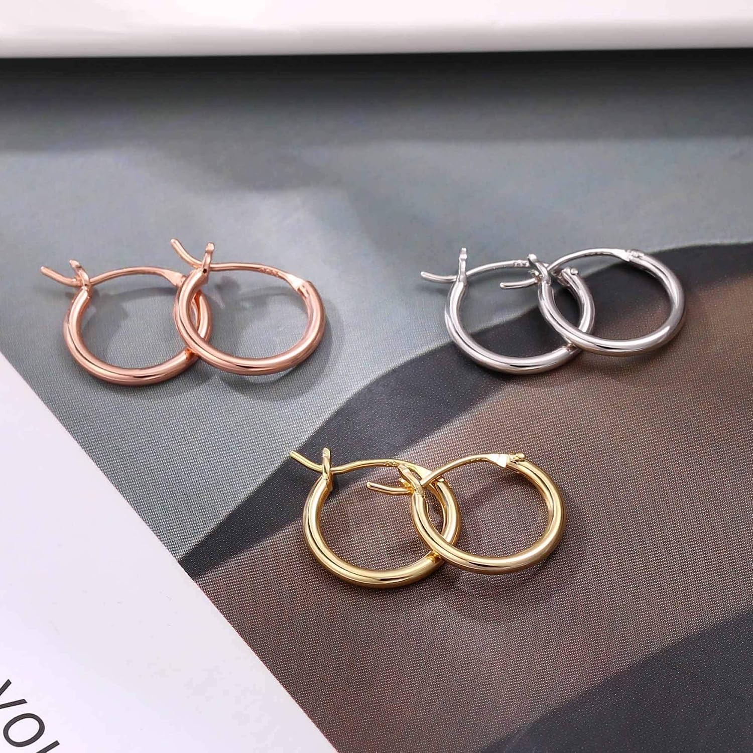Lightweight Hypoallergenic Gold Plated Hoops – Perfect Gift Earrings for Women