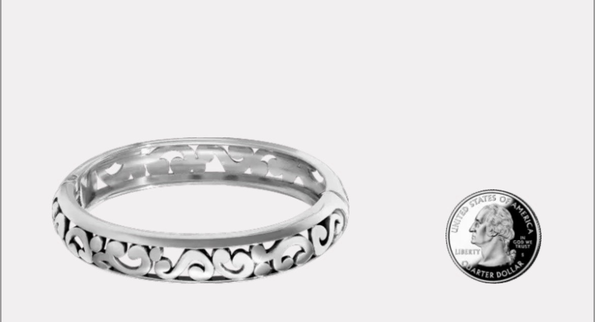 Brighton Contempo Hinged Bangle Boho Medium Style JF0900 NWT List $68