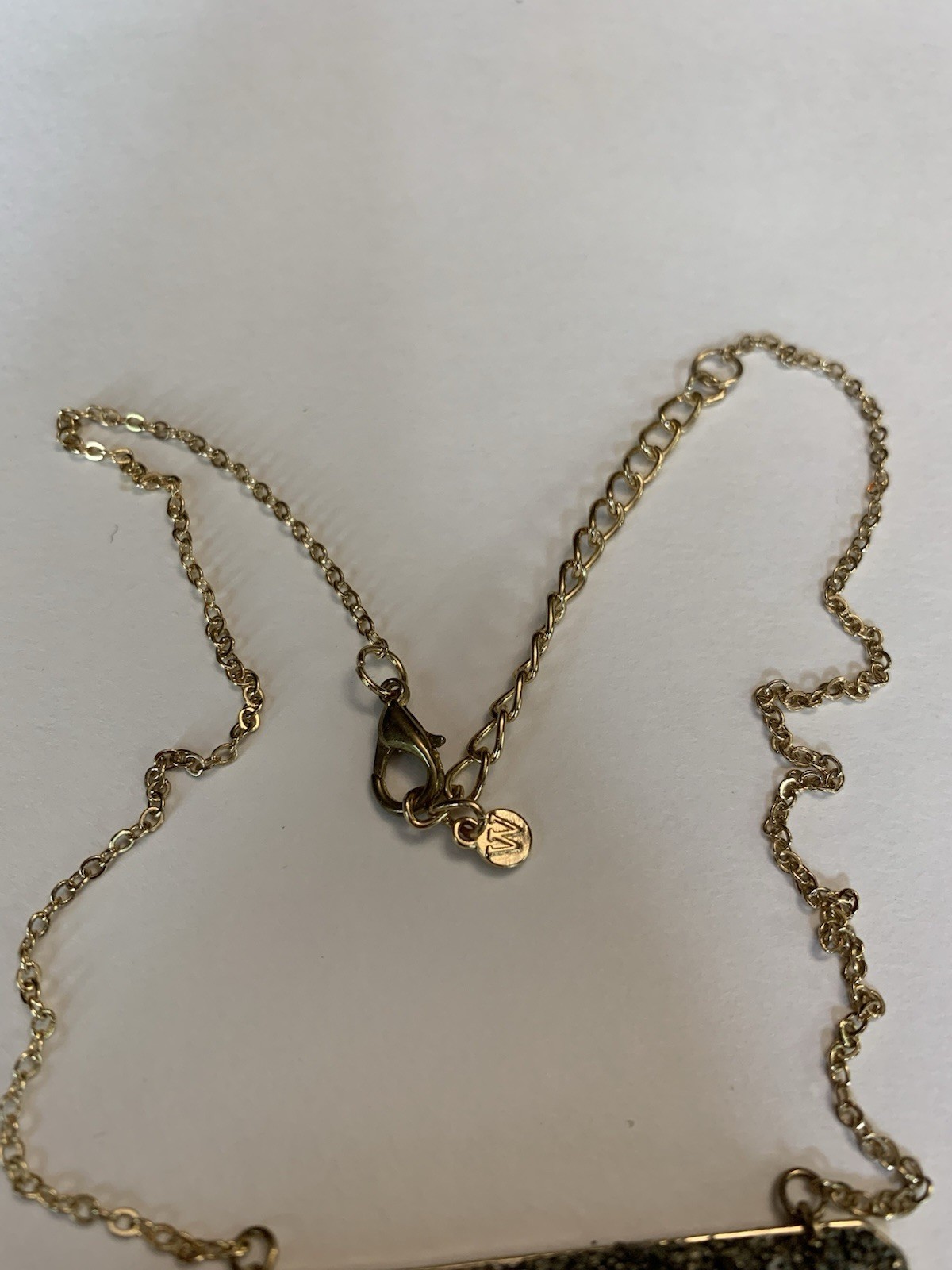 W Pendant And Chain