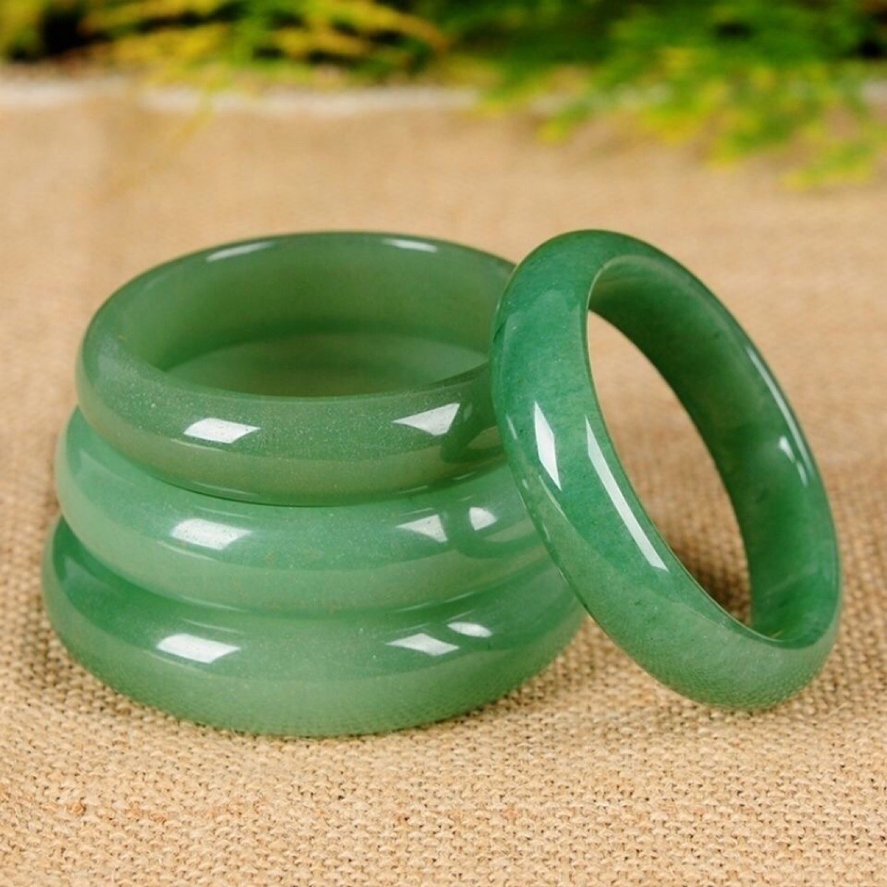 Natural Dongling Jade Bracelet Spinach Green Dongling Jade Green Bracelet