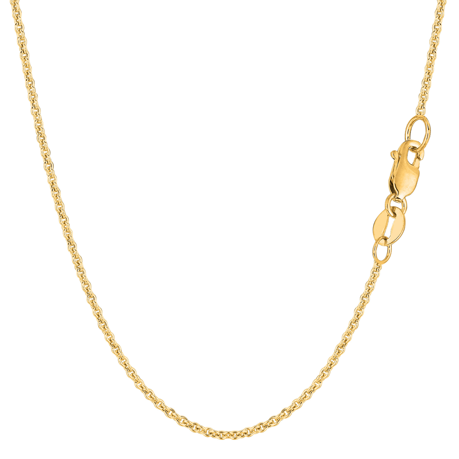 14K Yellow Gold Forsantina Chain, Width 1.5mm
