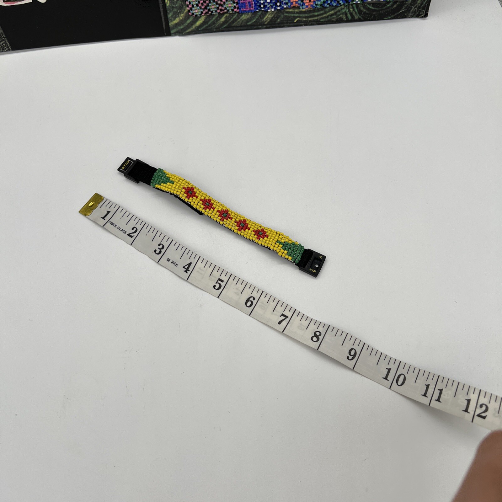 Gotcha Bracelet Adult Vtg 90s Surf Skate Braided Wrap Multi Color