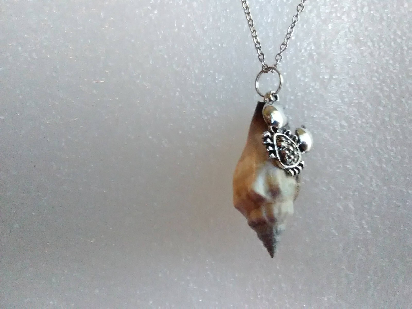 Boho Chic Seashell Pendant Necklace 19″ Women’s Jewelry US Seller Gift