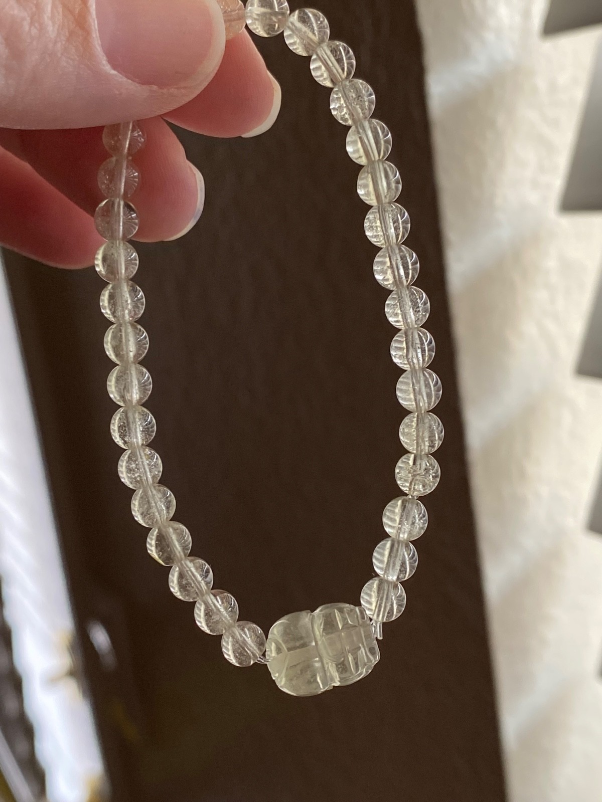 Libyan Desert Glass Pixiu Bracelet LDG Golden Crystal Stretch Bracelet