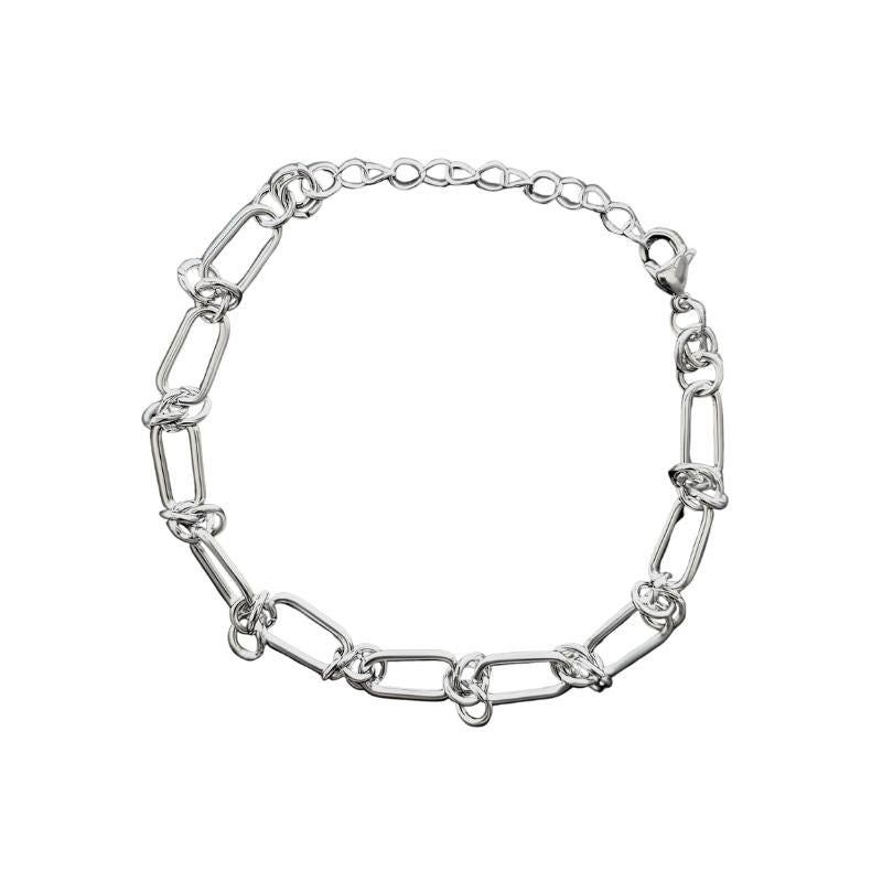 Bike Chain Necklace & Bracelet Set Rave Punk Gothic Chain Jewellery Y2K