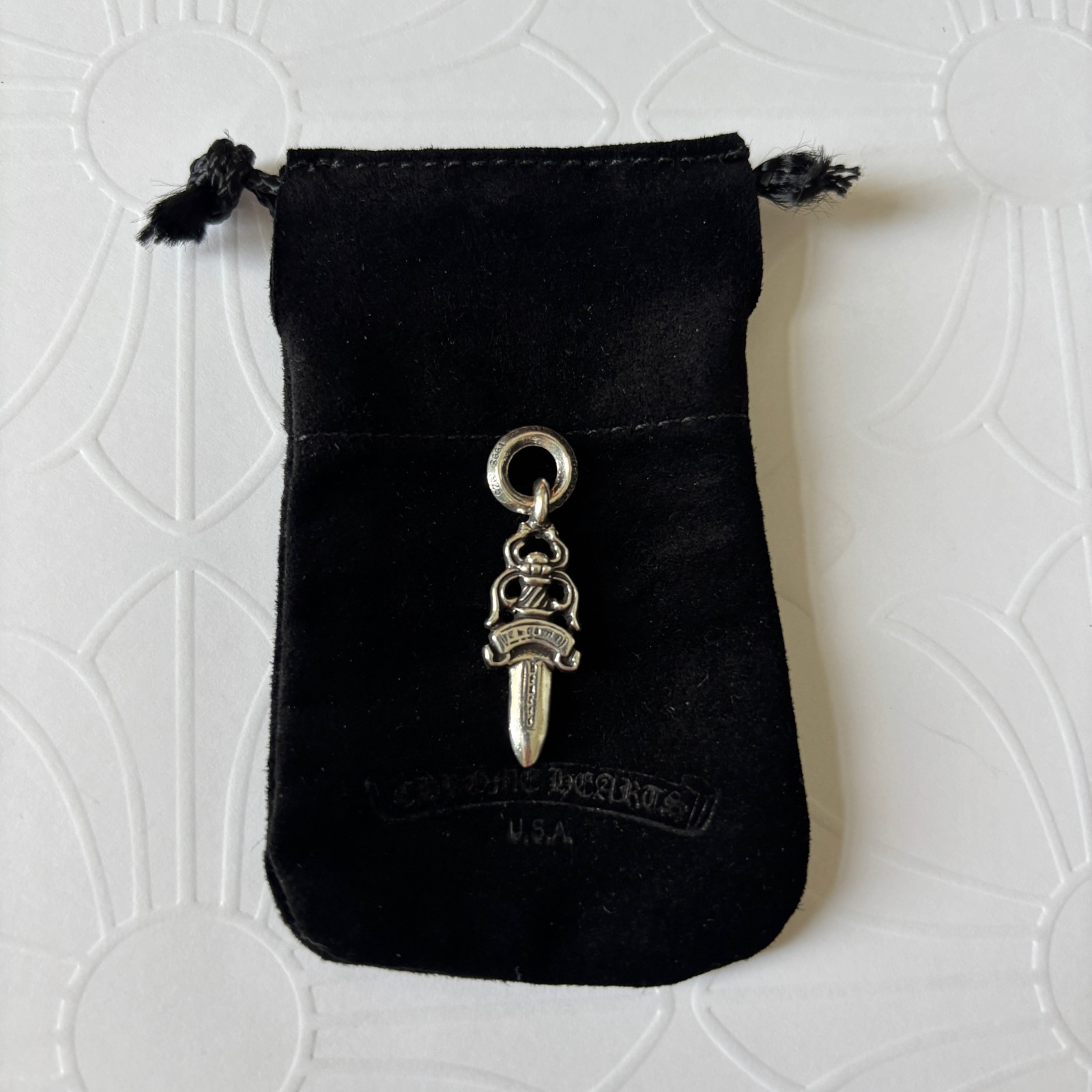 100% Authentic Chrome Hearts Dagger Charm