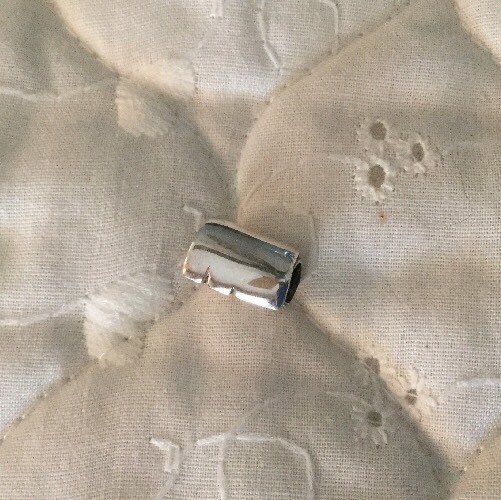Authentic Trollbeads Sterling Silver Small Scroll Charm 11434 (No Engraving) New