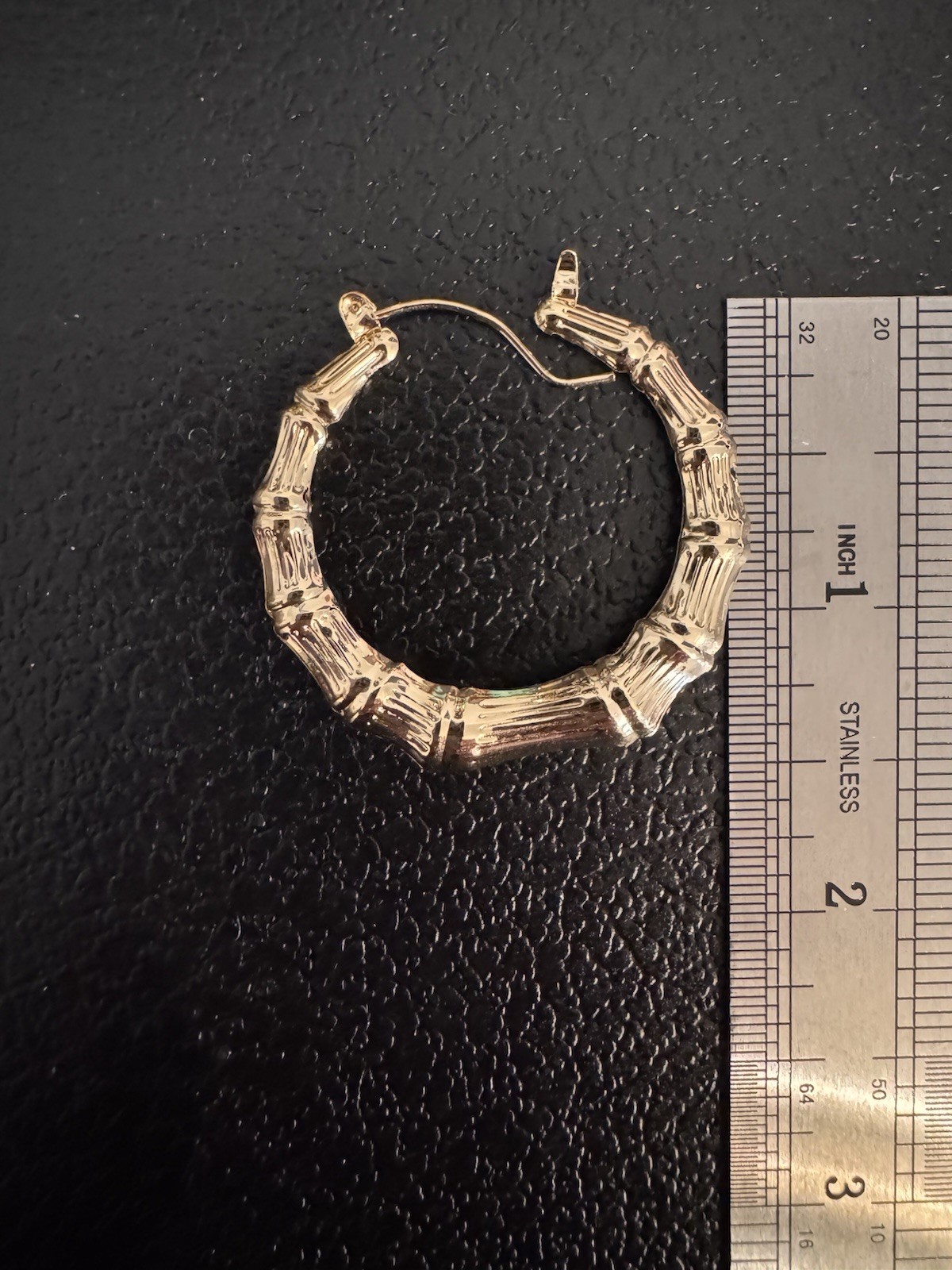 14k Gold Filled Bamboo Earrings ! Gold Gold Gold. No diff except the price.