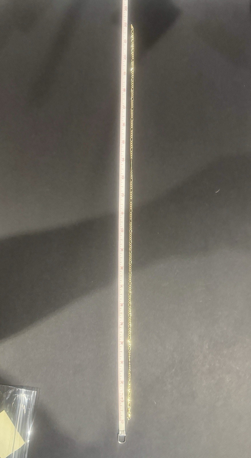 Solid 14K Yellow Gold Figaro Chain Necklace 22″ Long 4.15g Genuine Mens 4MM