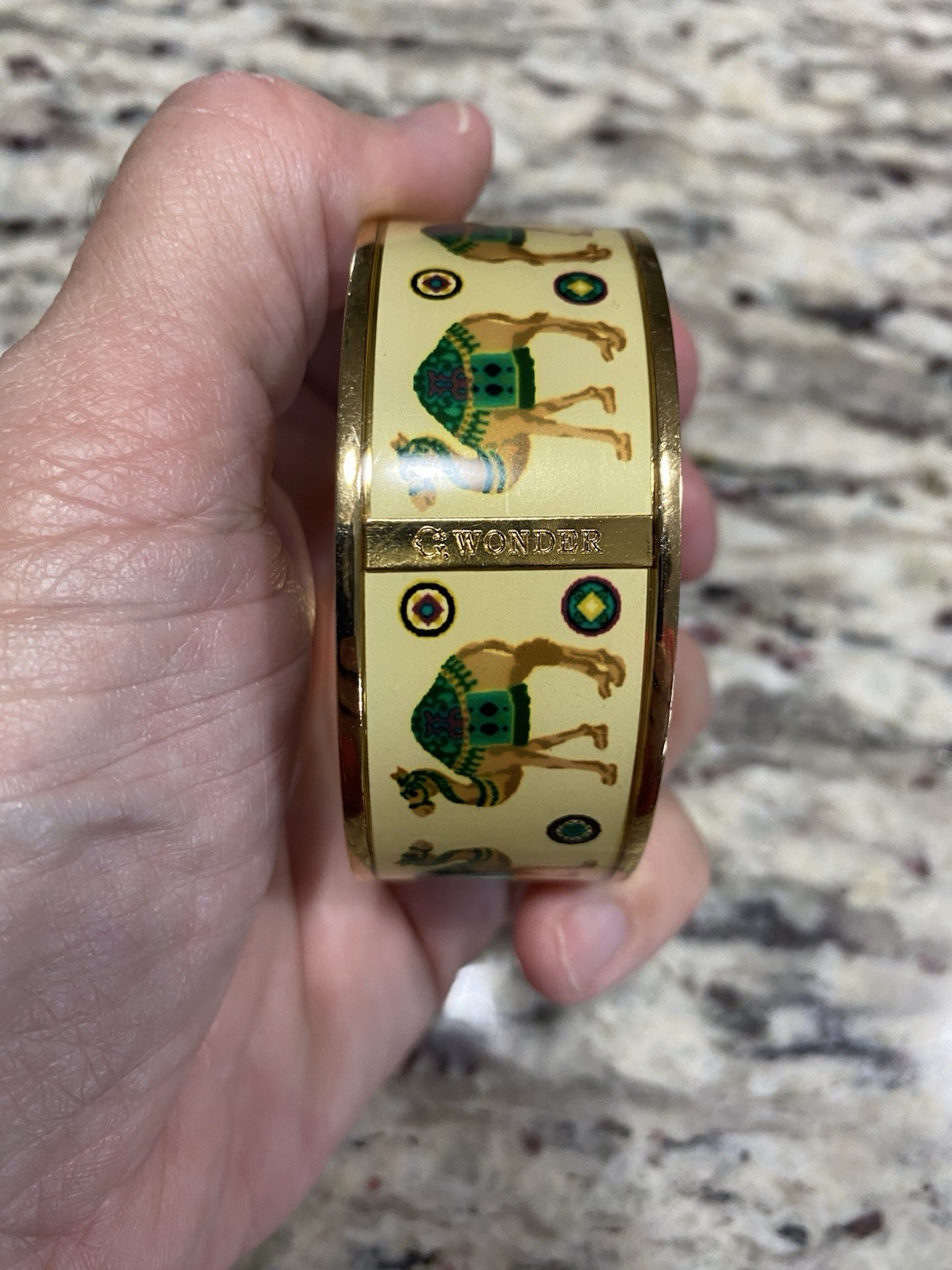 C. Wonder Camel Bangle Bracelet Pre Owned