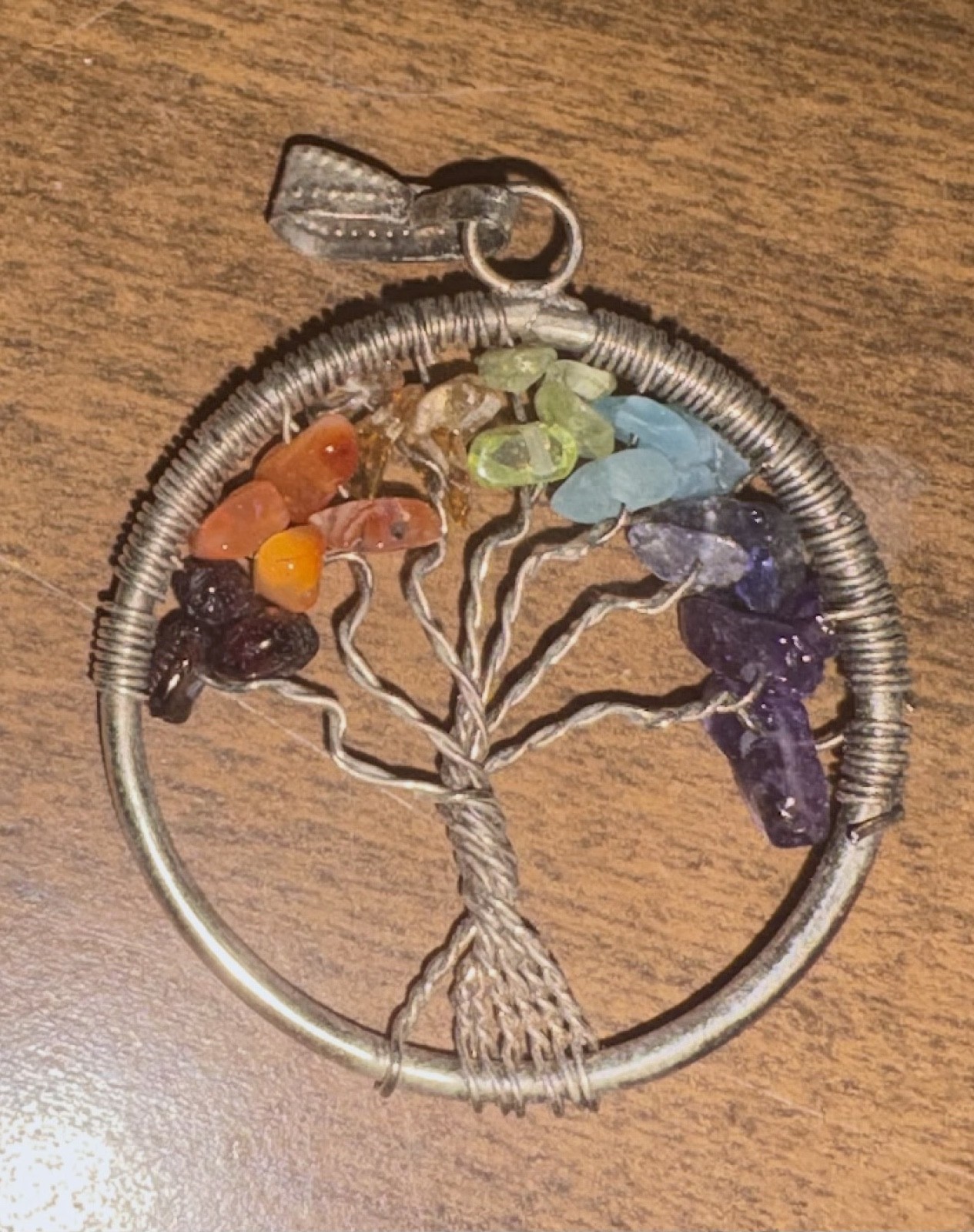 Tree of Life Wire Wrapped Chakra Pendant-PENDANT ONLY!