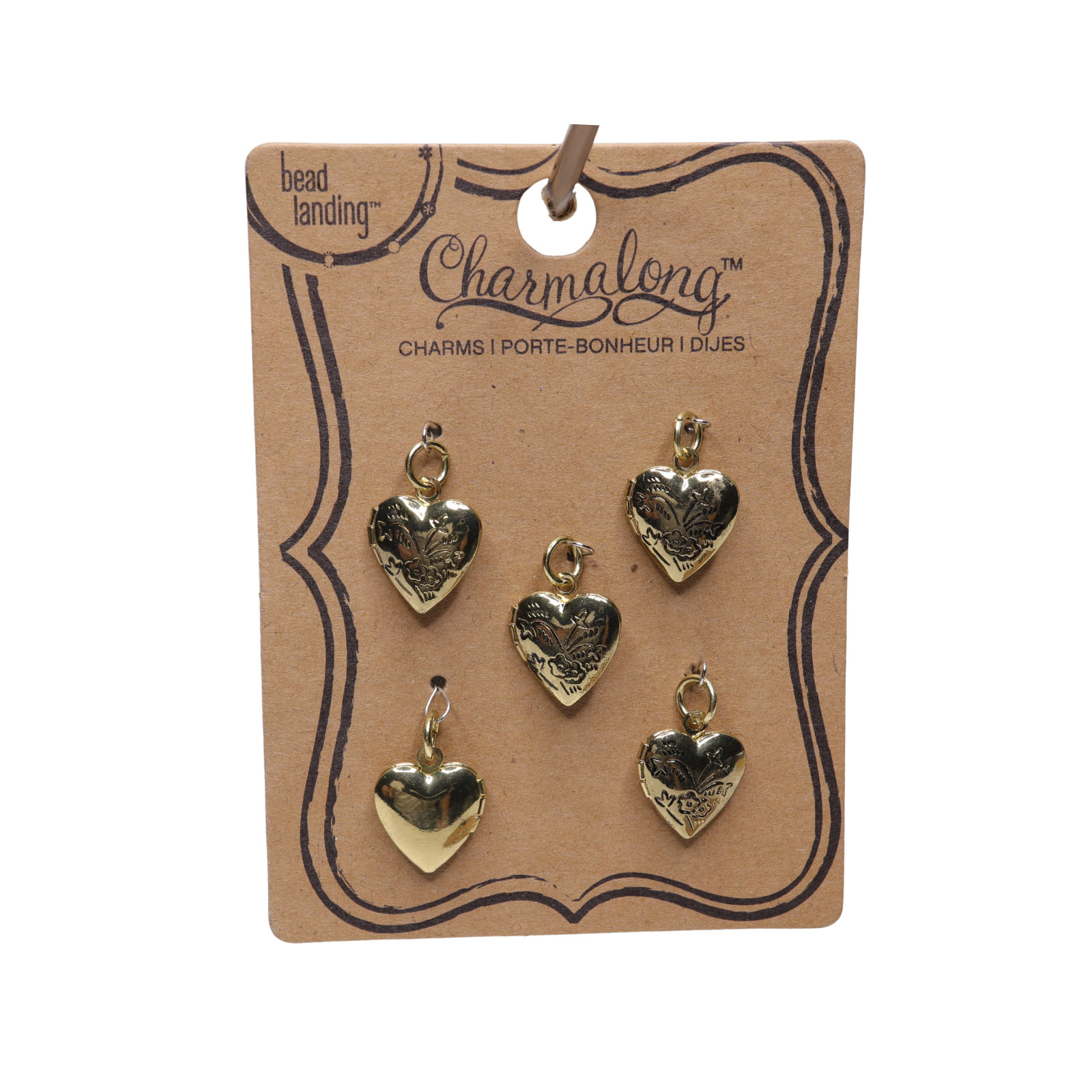 Lot Of 18 Charms Metal And Plastic – Charmalong-Sandals-Hearts-Cherub