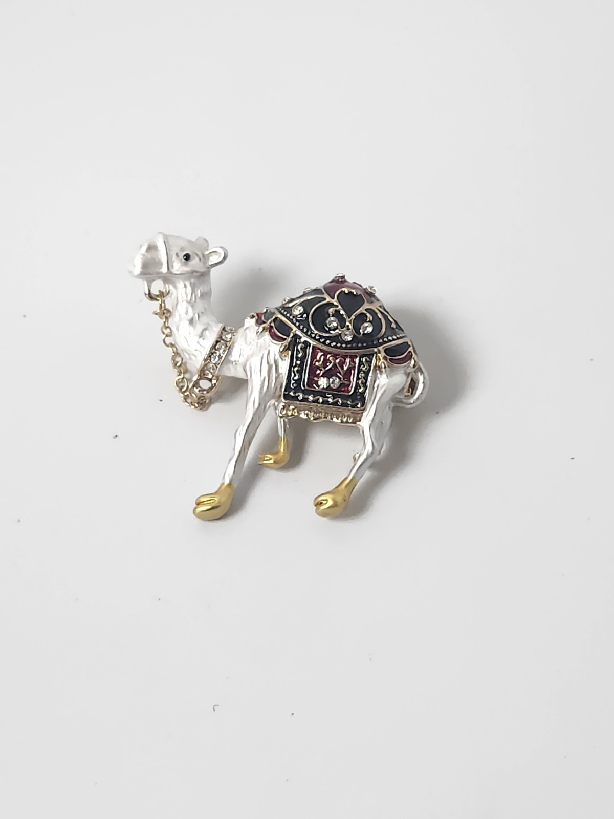 Camel Costume Jewelry Brooch With Rinestones