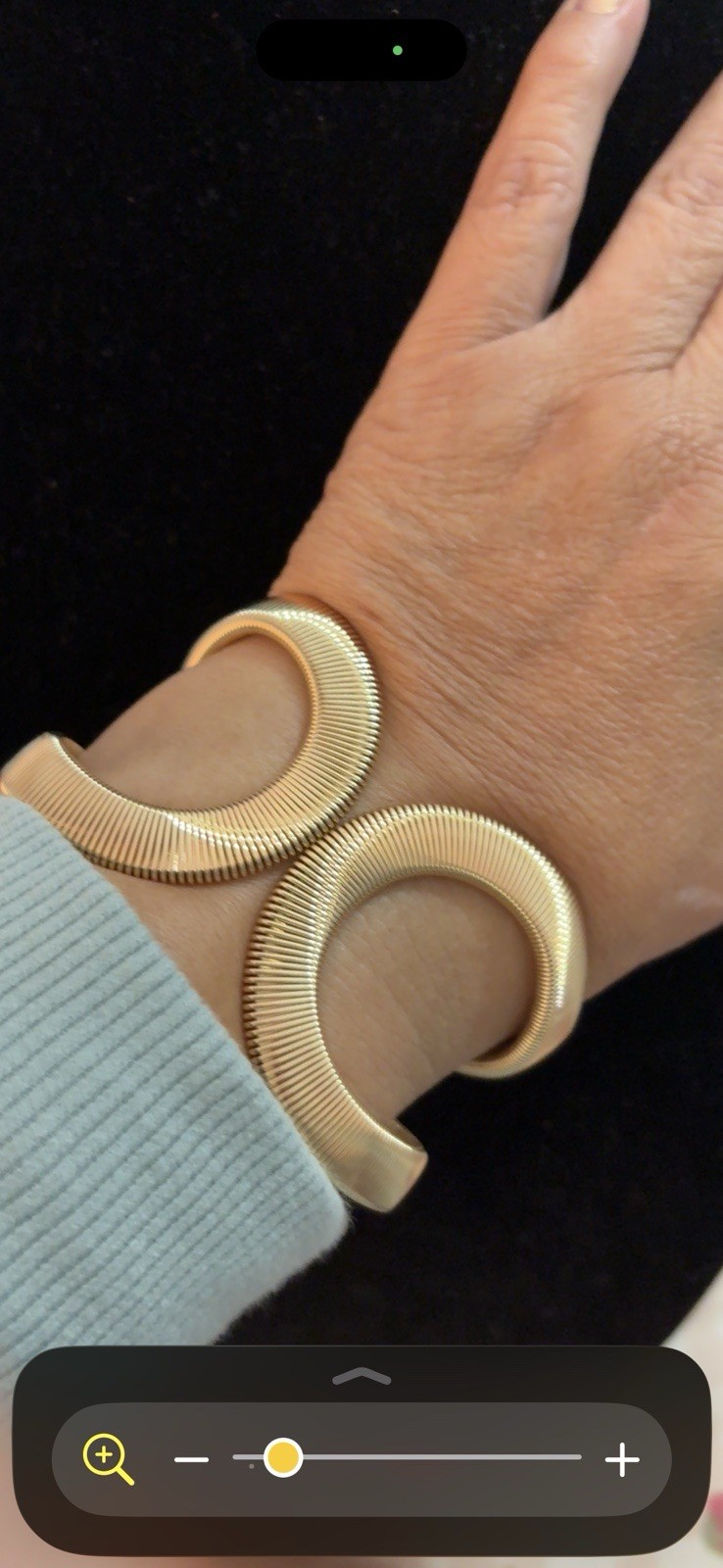 Ettika Gold Flex Hinge Cuff Bracelet