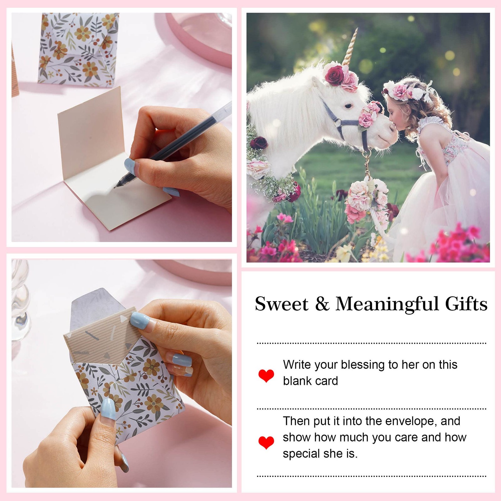 Unicorn Necklace Gifts – Colorful CZ Heart Pendant Unicorn Necklaces Jewelry …
