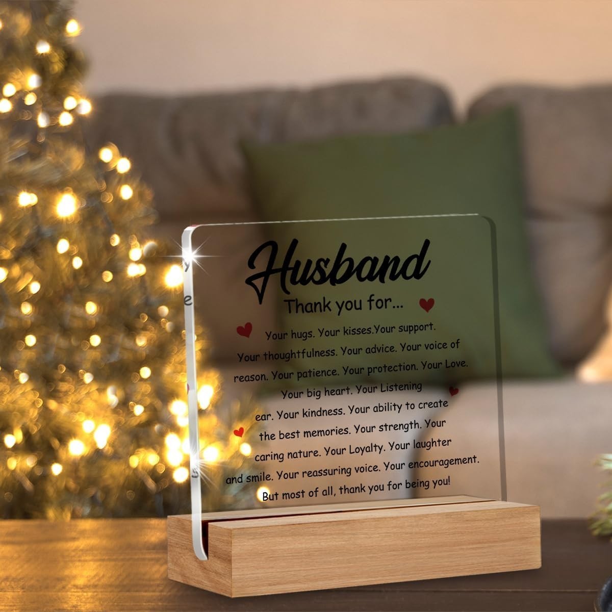 Husband Gifts from Wife, Valentines Day Anniversary Birthday Gifts for Him Husba