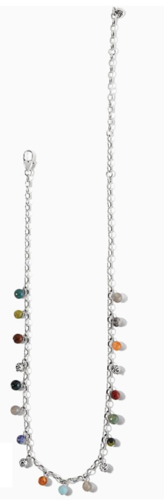 Brighton Contempo Multi Beaded Desert Sky Droplets Necklace JM7297 NWT MSRP $118