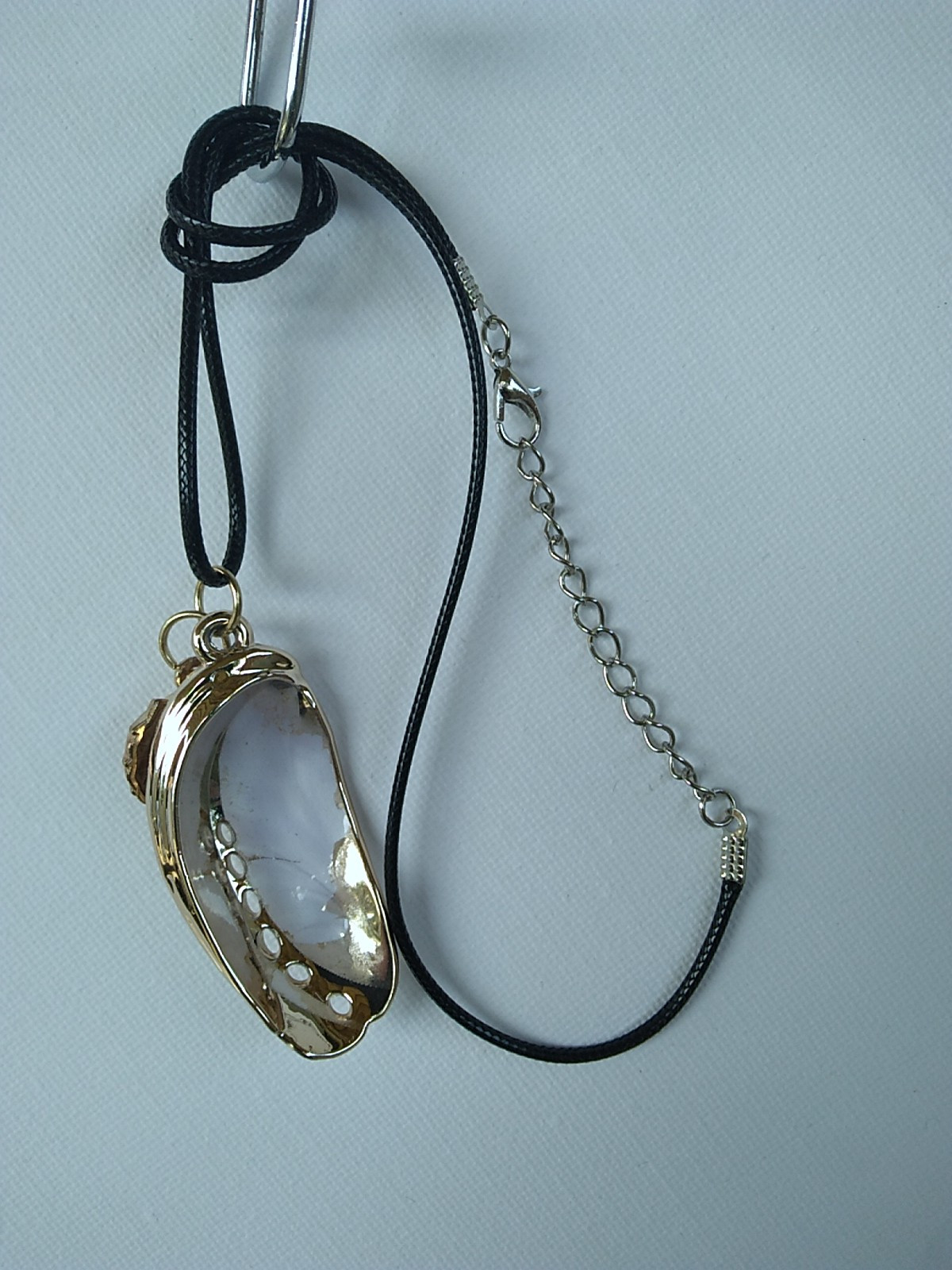 Abalone Clam Shell Pendant Necklace 19″ Women’s Jewelry US Seller Gift