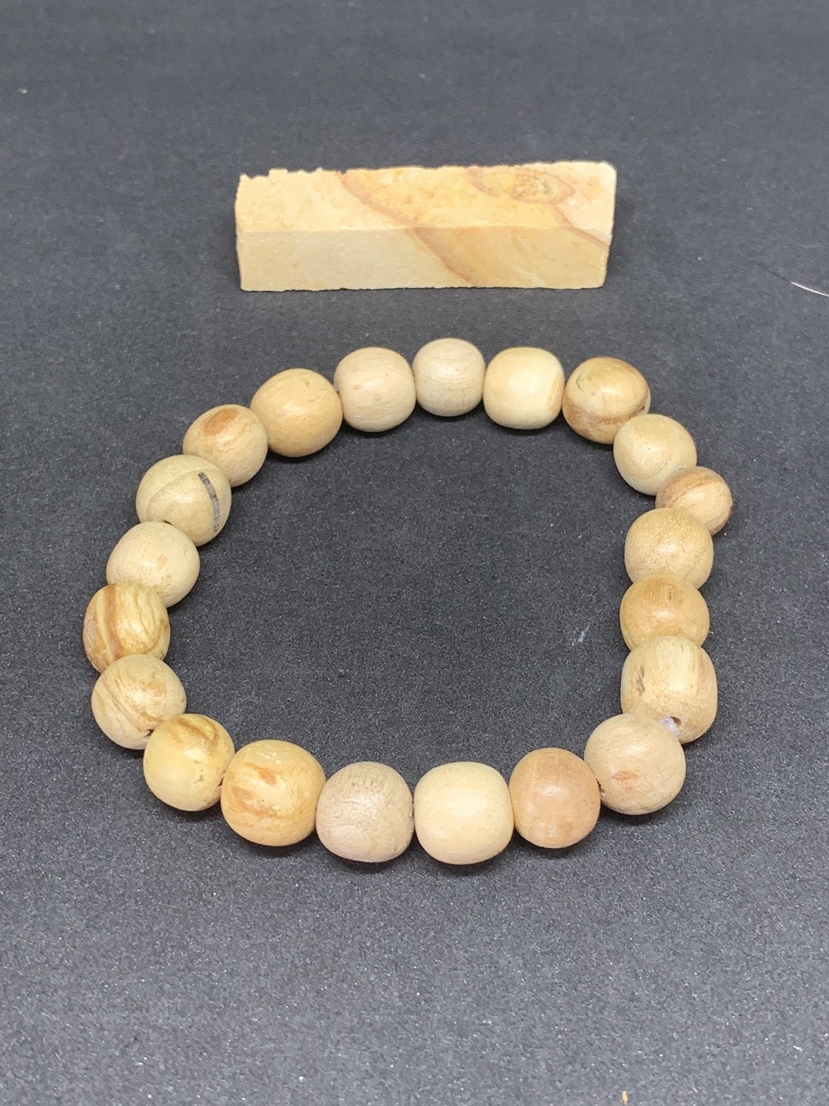 9mm Palo Santo Wood Beads Bracelet hand-crafted made for meditation, relaxation