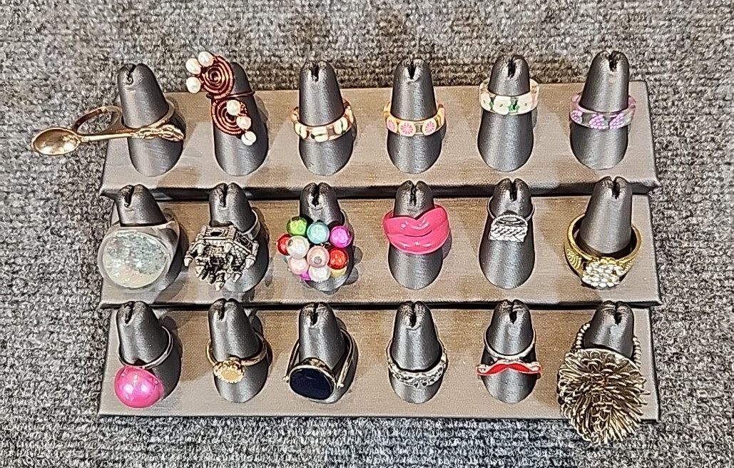 Jewelry 18 Whimsical Rings Adjusts Sized Stretch See Description Lot #220