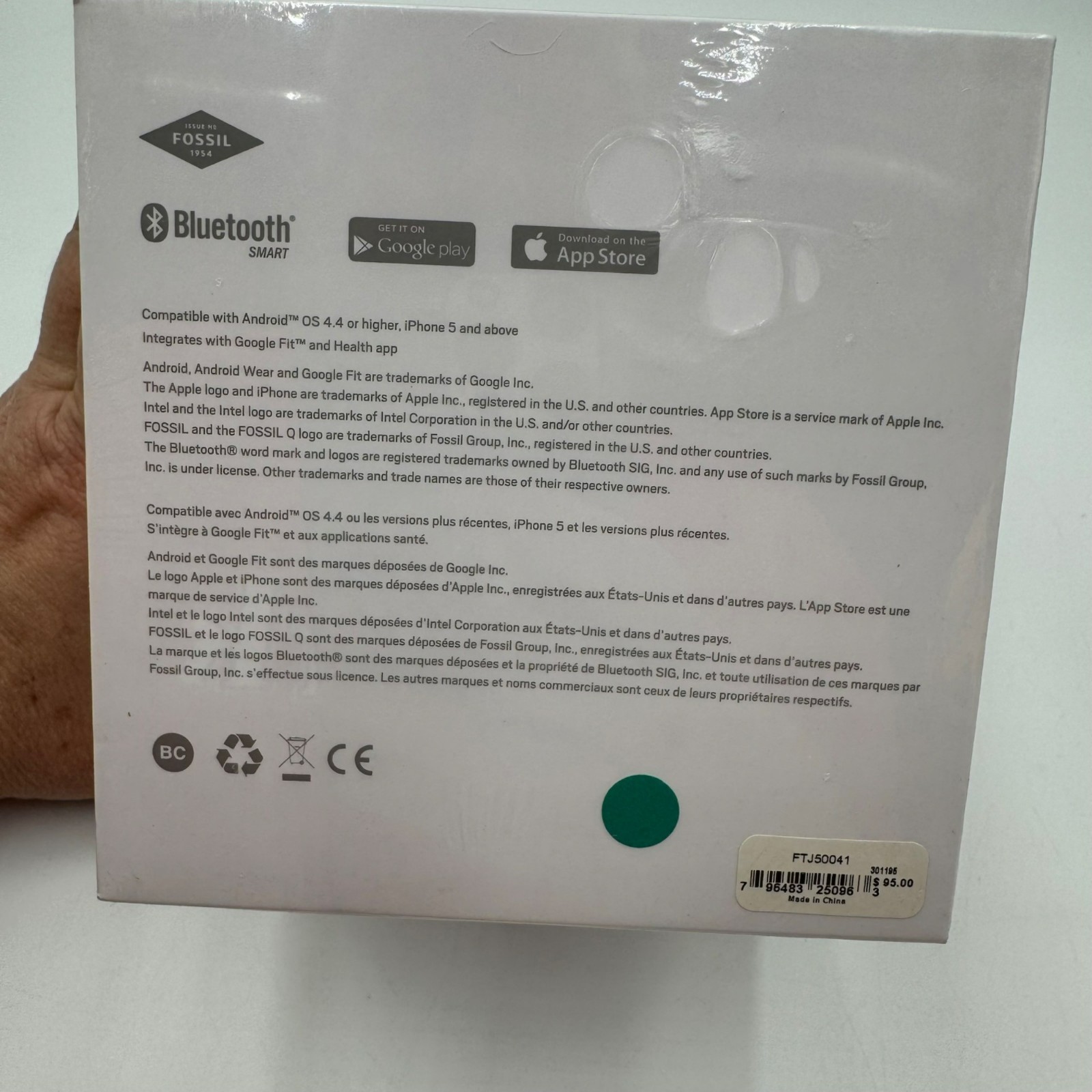 Fossil Q Dreamer Smart Bracelet New/Sealed