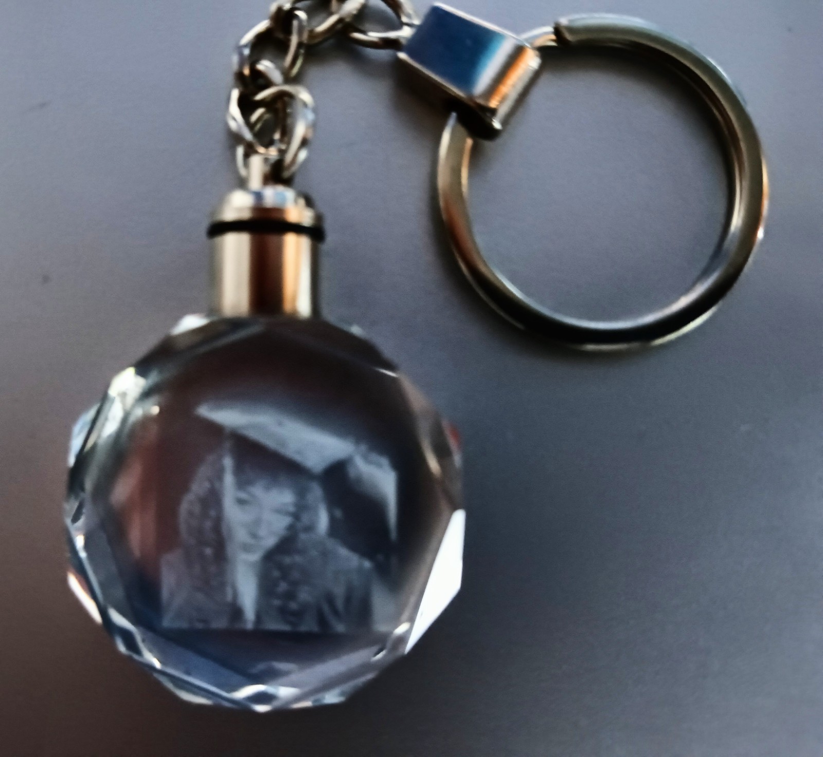 Crystal for Moms 3D engraved, your photo free LED light base