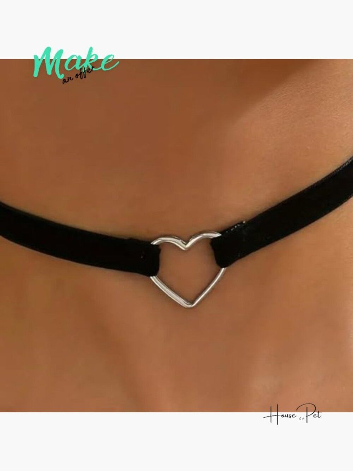 Adjustable Layered Velvet Leather Lace Collar Necklace, Goth Jewelry