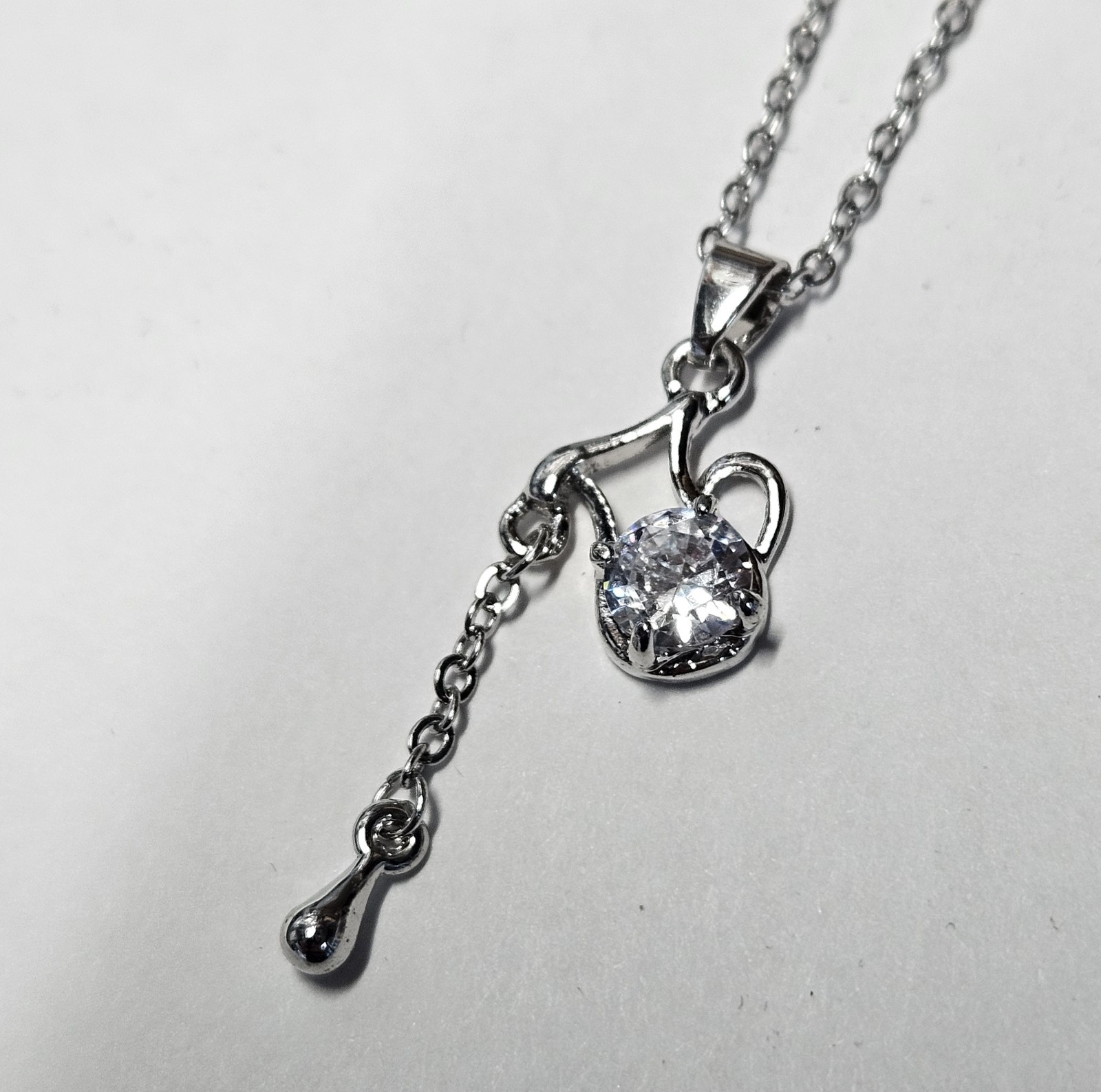 Women’s Jewelry Zodiac Signs 12 Constellations Crystal Pendant Necklace 58-1