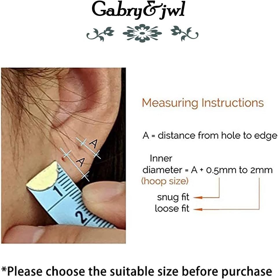 Lightweight and Durable Hypoallergenic Gold Hoop Earrings, Perfect Gift Set