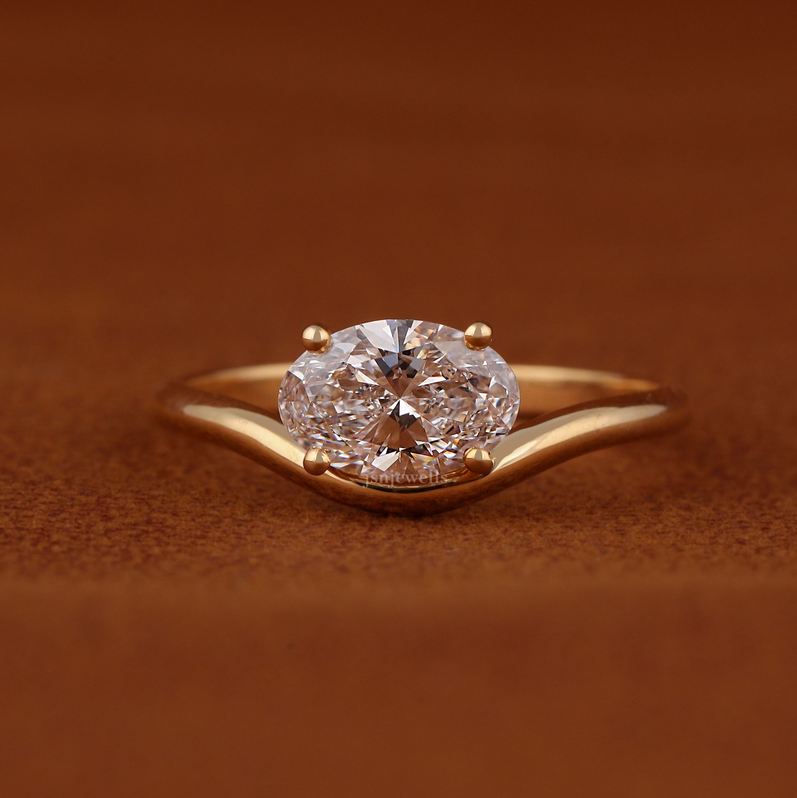 1ct round Cut Lab Grown Diamond Engagement Ring Women 14k white gold plated