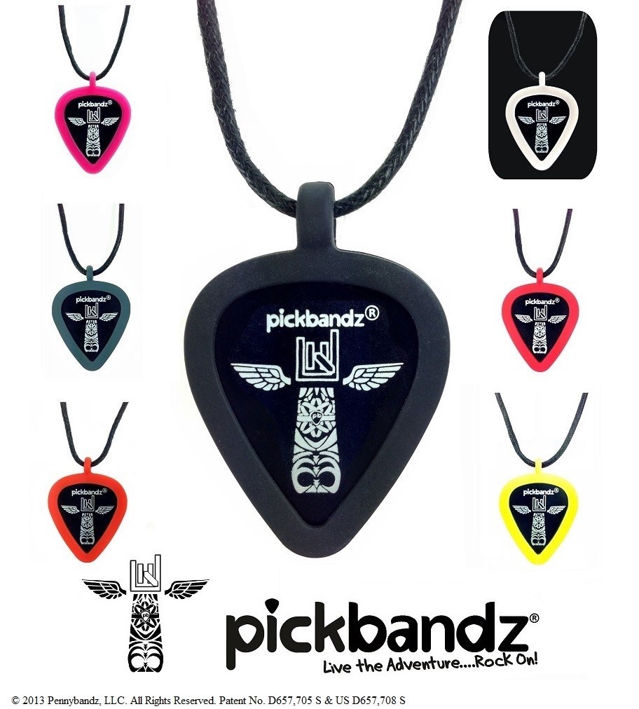 Pickbandz Guitar Pick Necklace pick holder An ultracool way to stash your picks!
