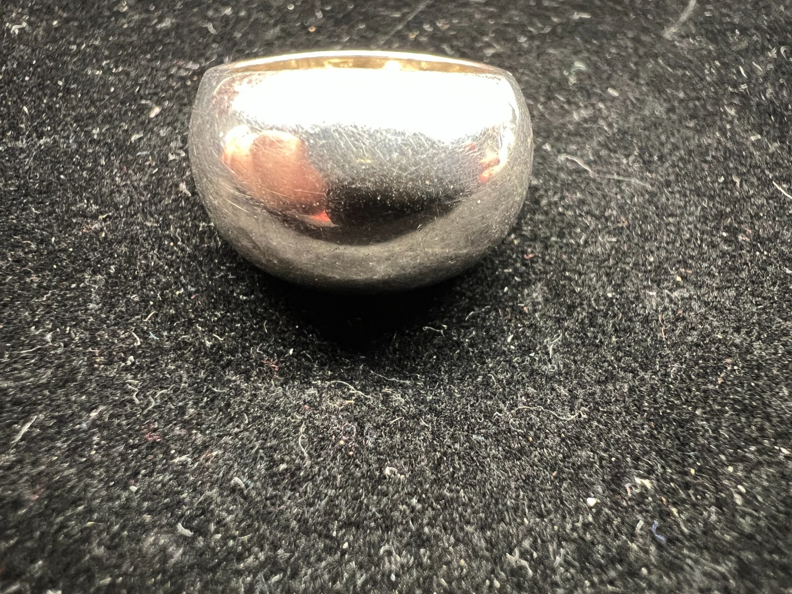 Sterling Silver 925 Dome Ring Size 8.75 10.1 Grams
