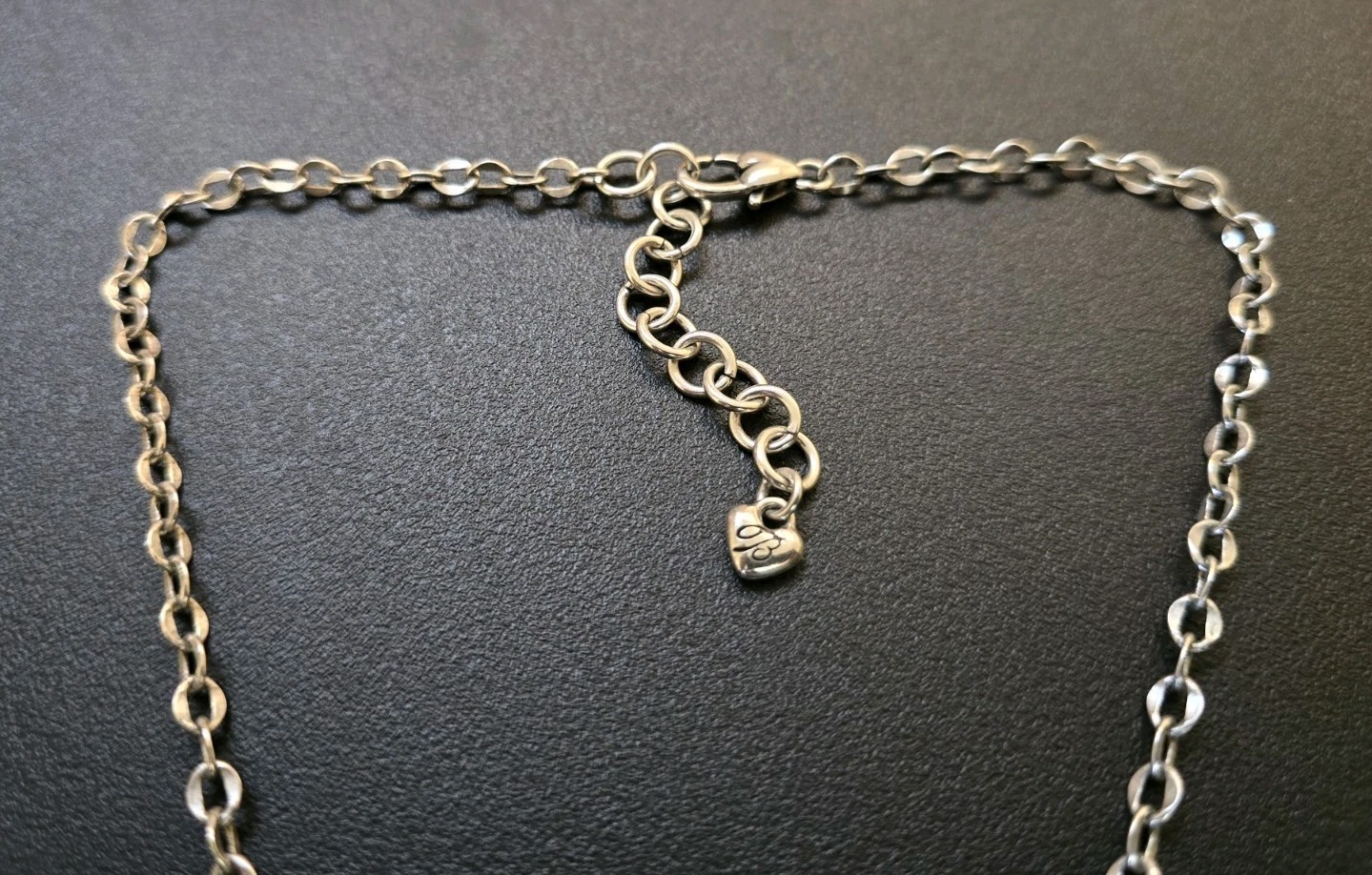 Brighton Leaf Song Pure Silver Plate & Bronze Pendant Necklace