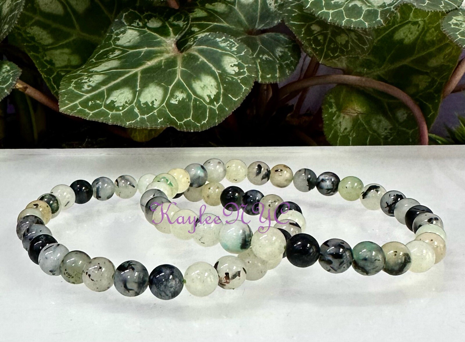 Wholesale 6 Pcs Natural K11 6mm 7.5” Crystal Stretch Bracelet