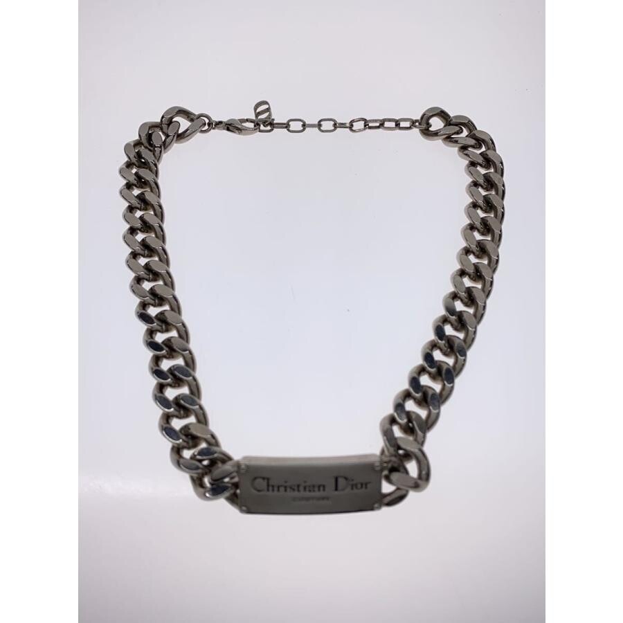 Christian Dior Silver Chain Necklace 46cm Mens Jewelry
