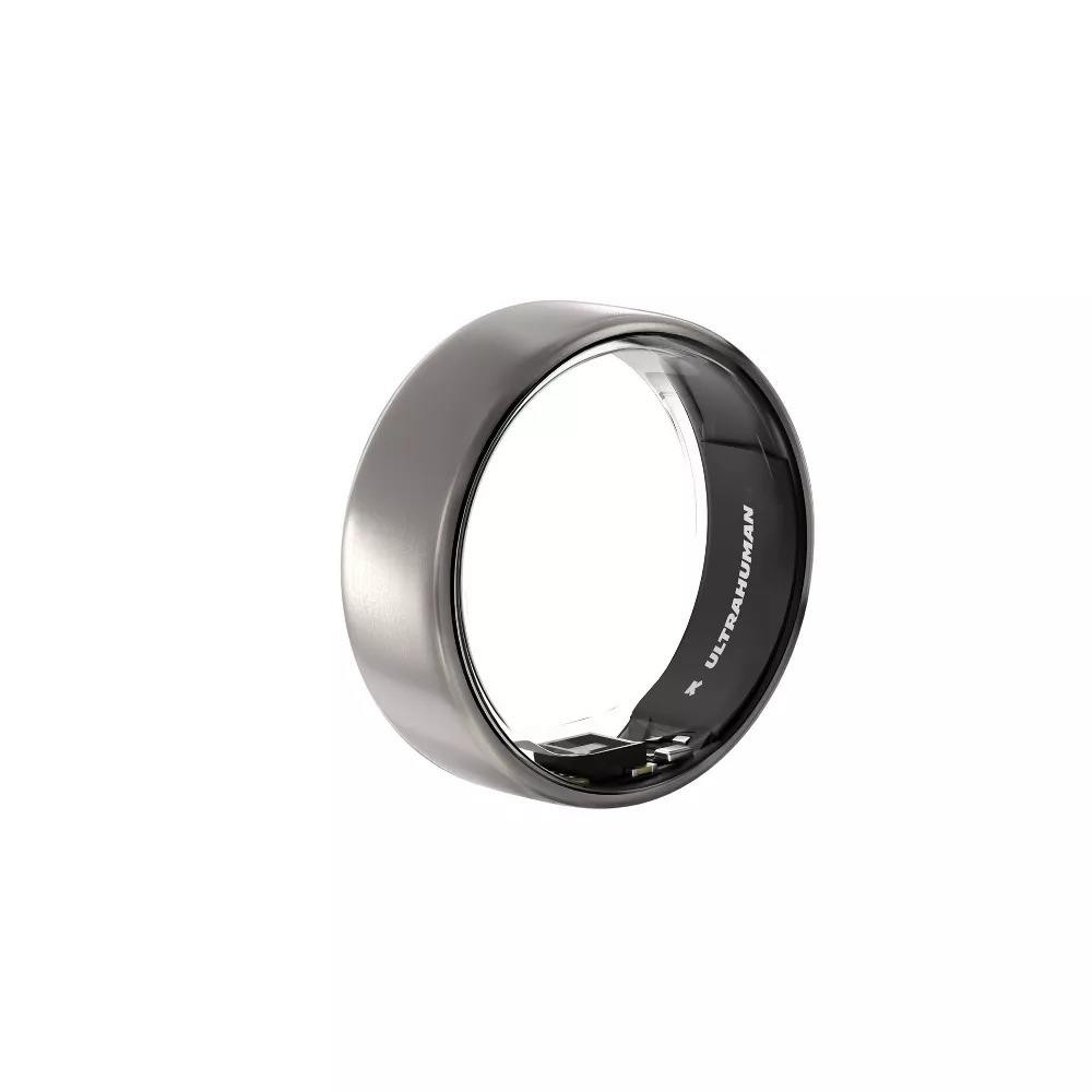 Ultrahuman Ring AIR Smart Ring Size 10 Raw Titanium Health Sleep Tracker New