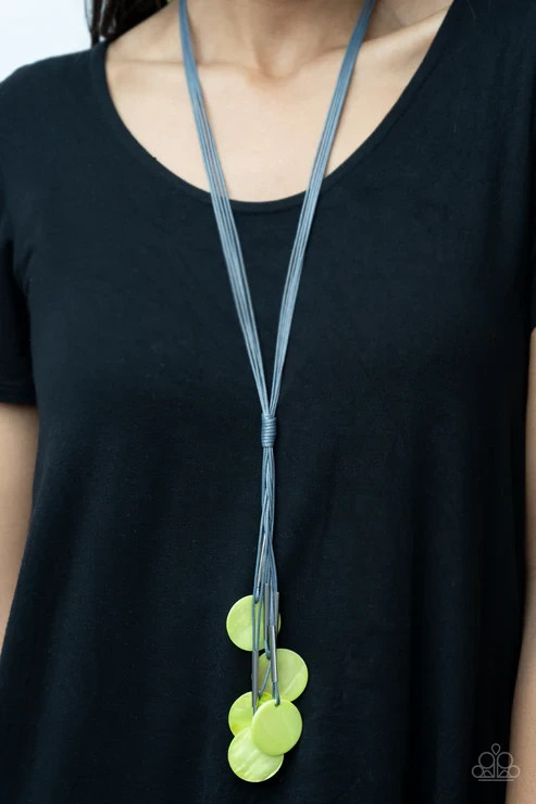 paparazzi green necklace