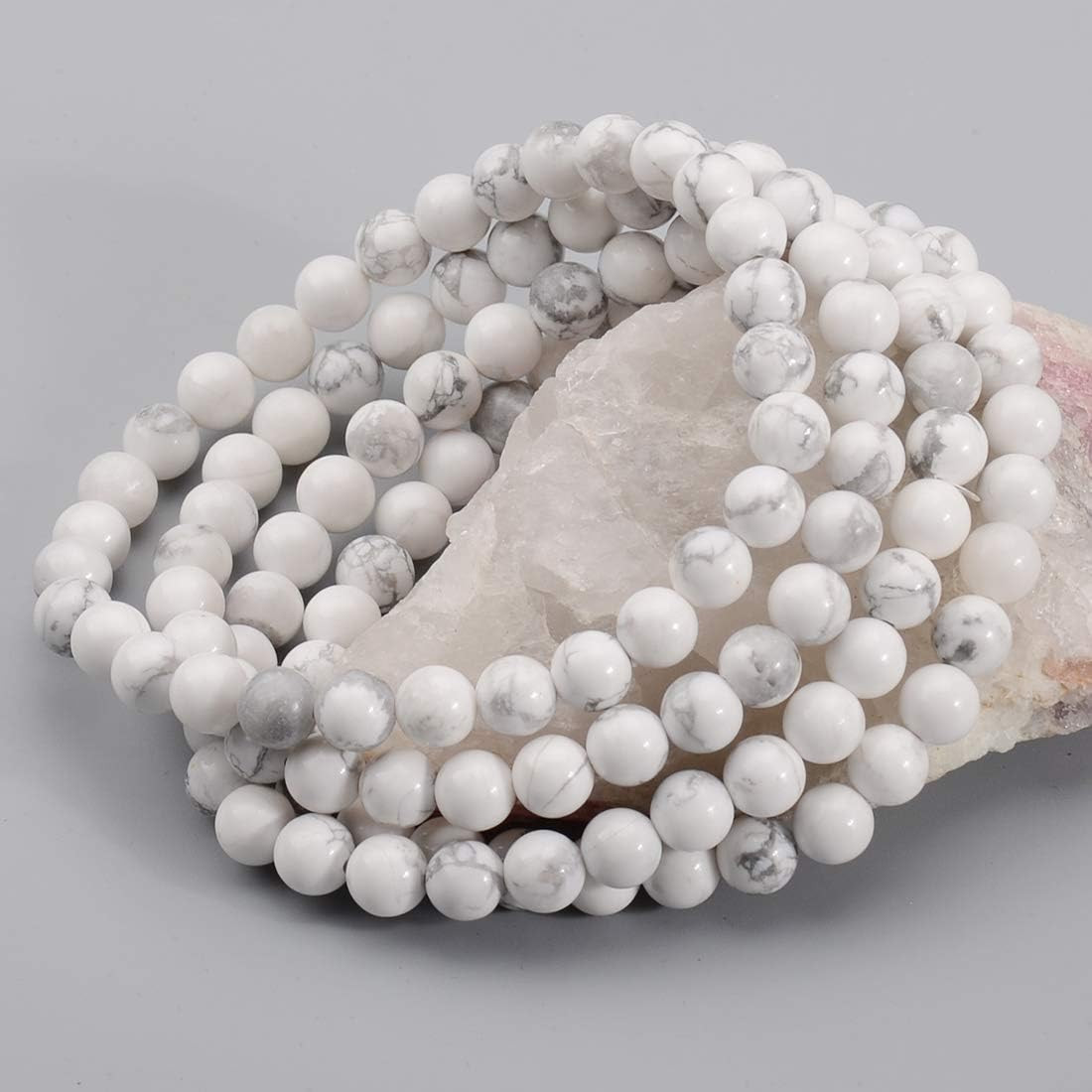 Natural Stone Yoga Stretch Bracelet – Healing Energy Gift for All Adults