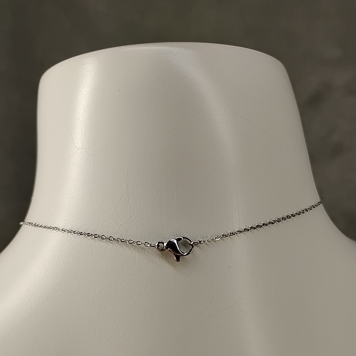 GF Anniversary Gift Promise Pendant Necklace Love Knot Stainless Steel 19.5″