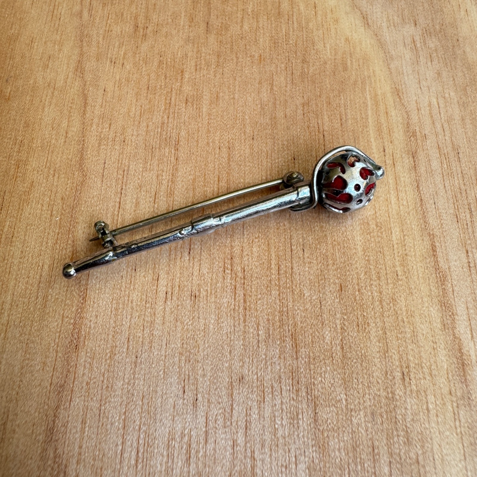 Vintage Scottish Kilt Brooch Pin Celtic Sword signed Mizpah