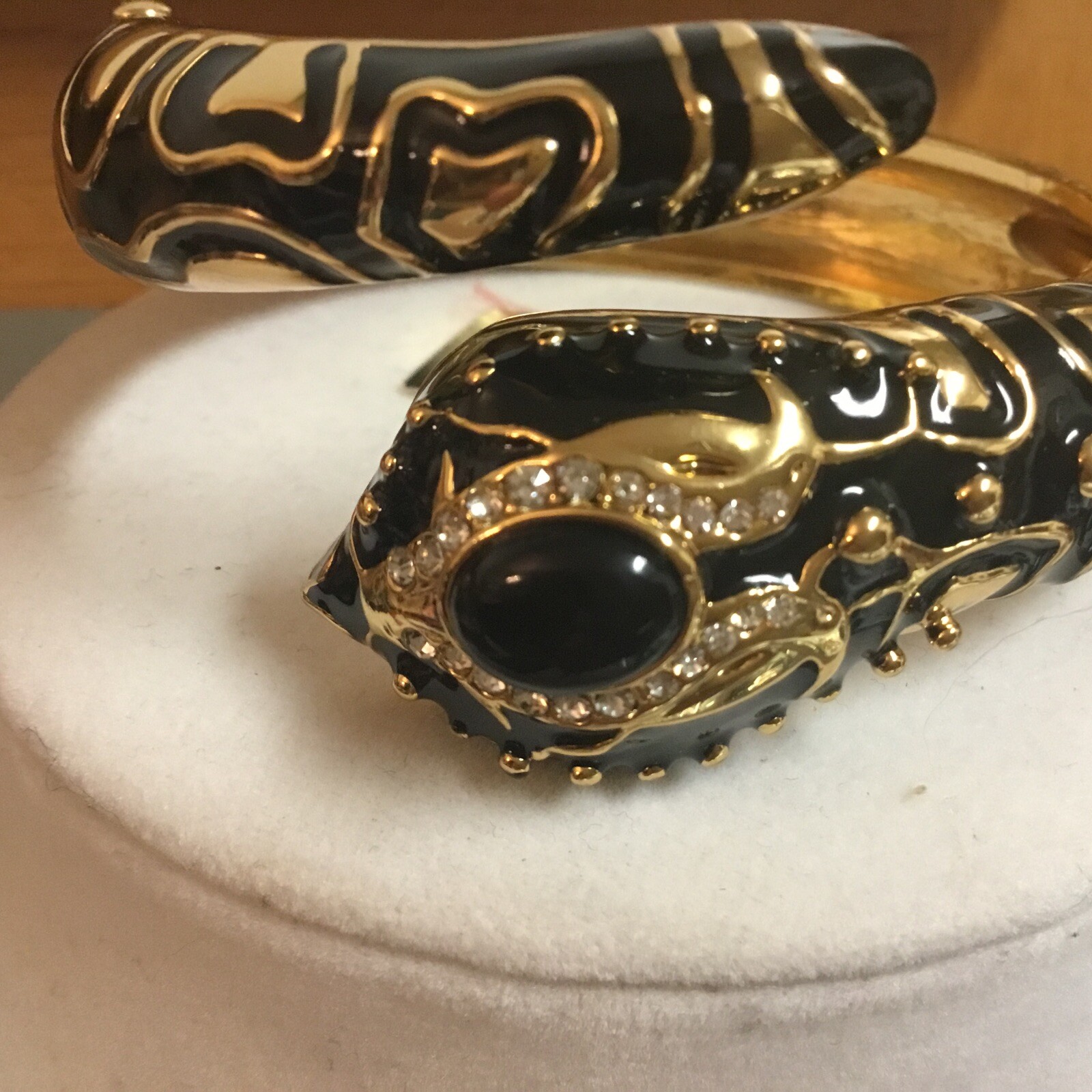 ABS Allen Schwartz Snake Bling Bracelet Gorgeous Sophisticated Look!