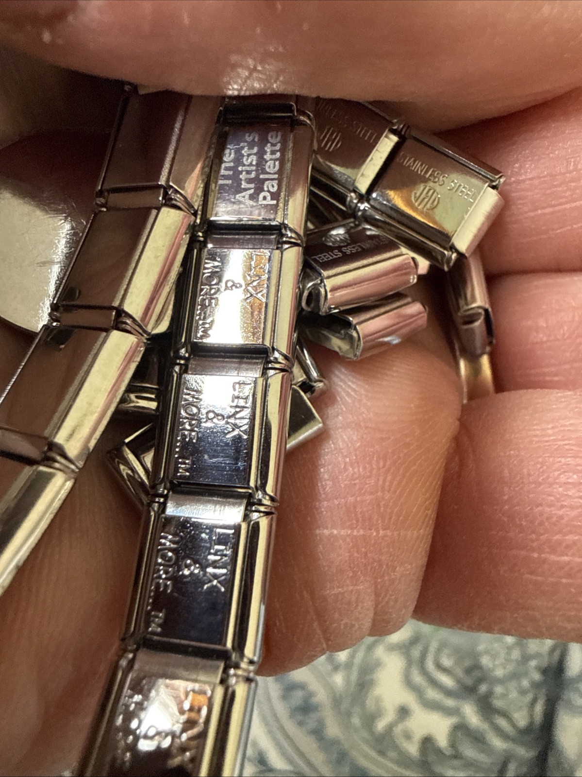 Italian Stainless Steel Casa D’Oro and Linx & More 3 Bracelets Extra Links Tool