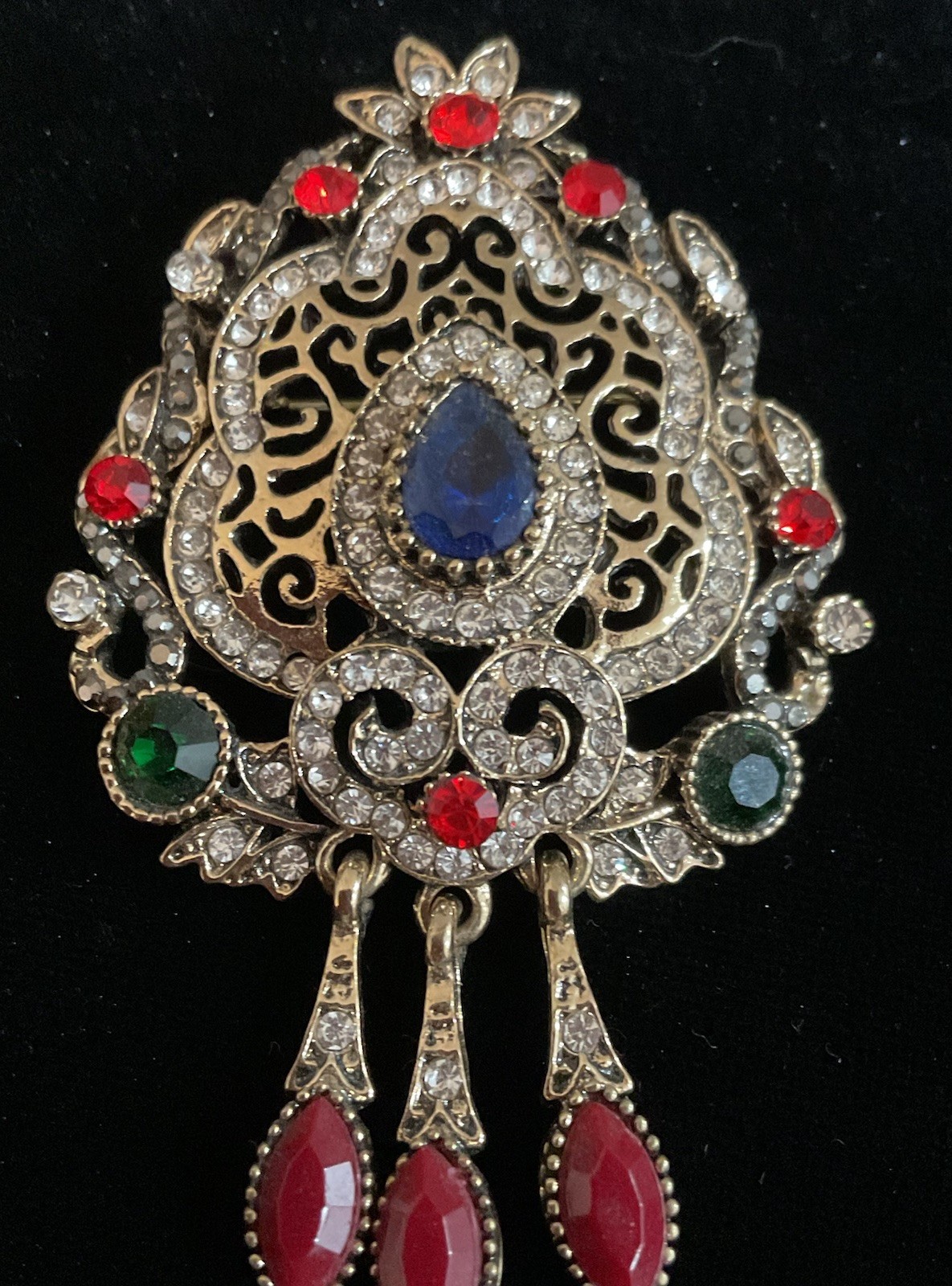 creative women new clothing accessory brooch, retro palace style pin jewelry