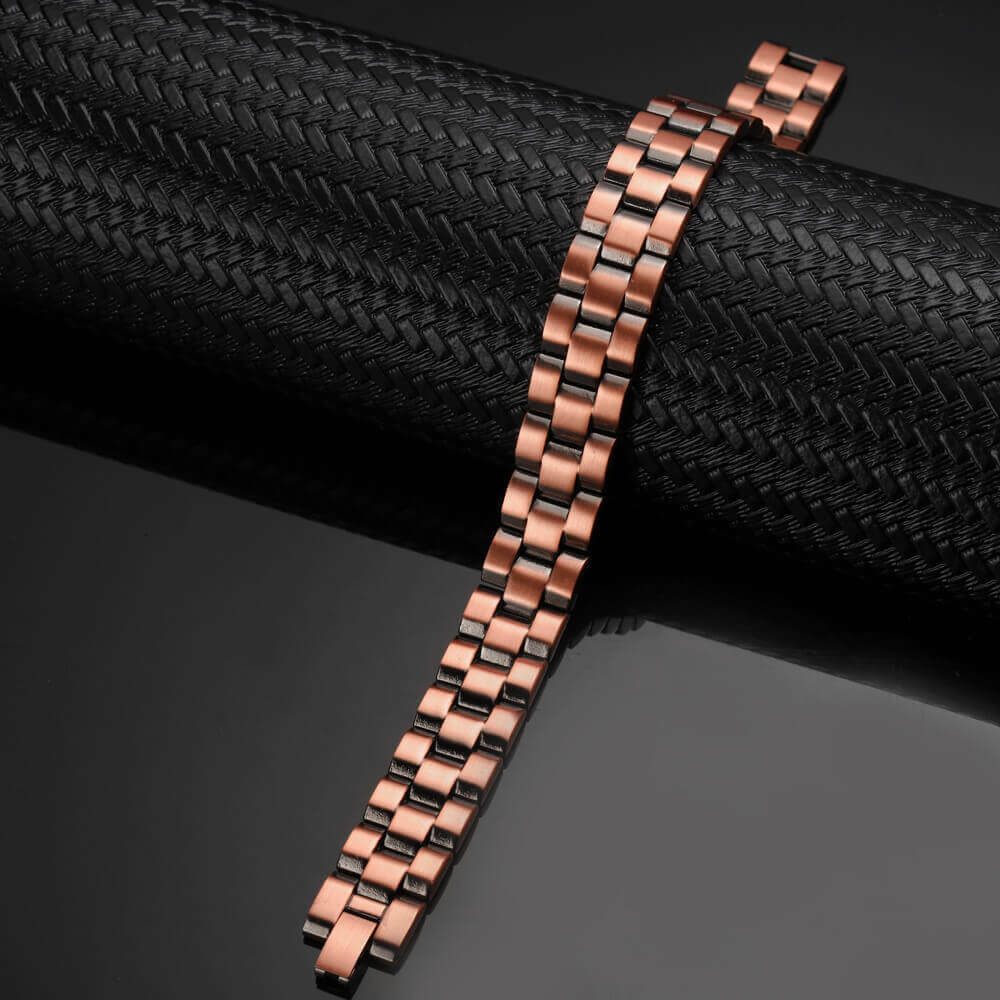 Nice Solid Copper Magnetic Bracelet Men Arthritis Pain Relief Jewelry Energy
