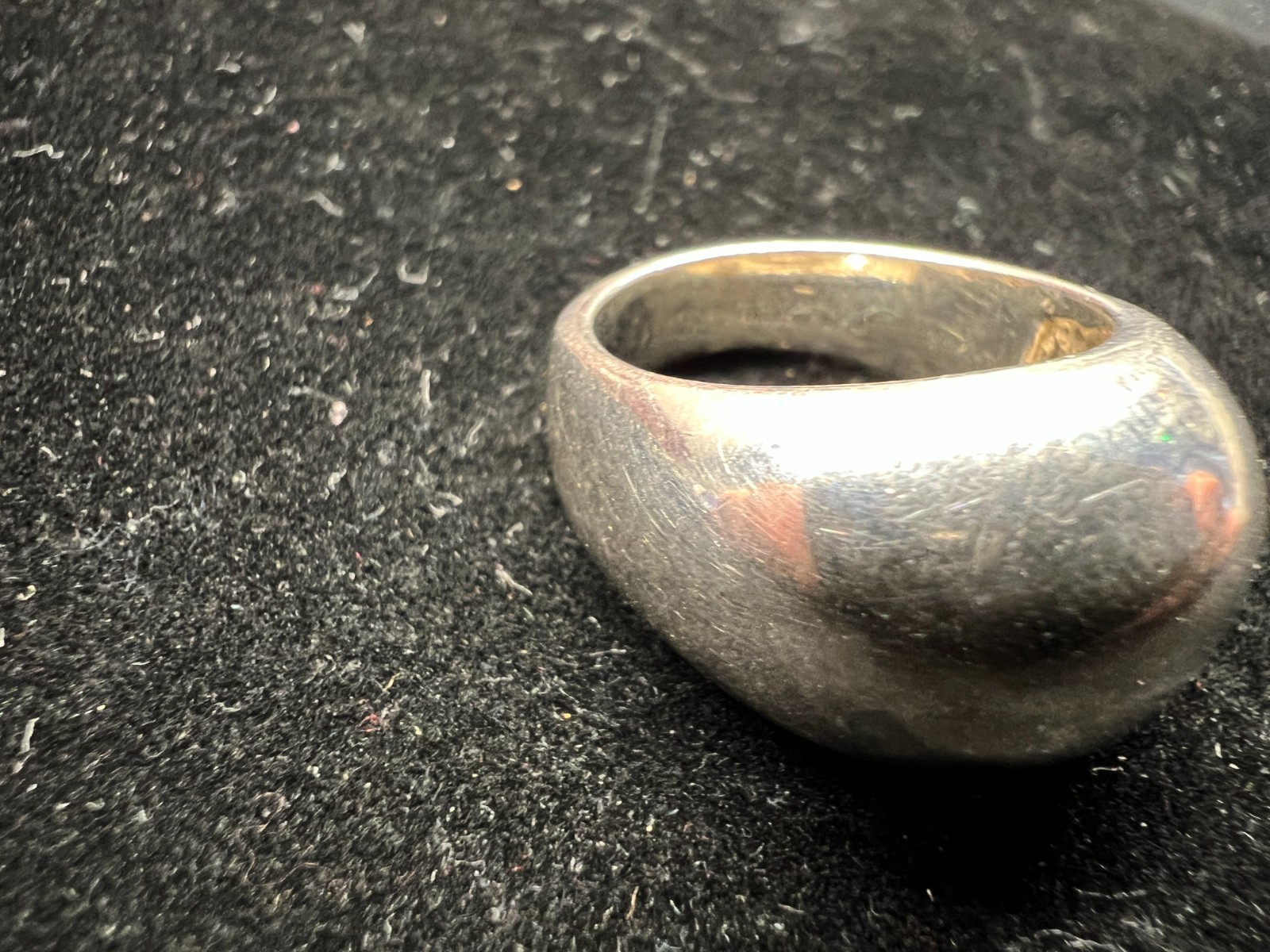 Sterling Silver 925 Dome Ring Size 8.75 10.1 Grams