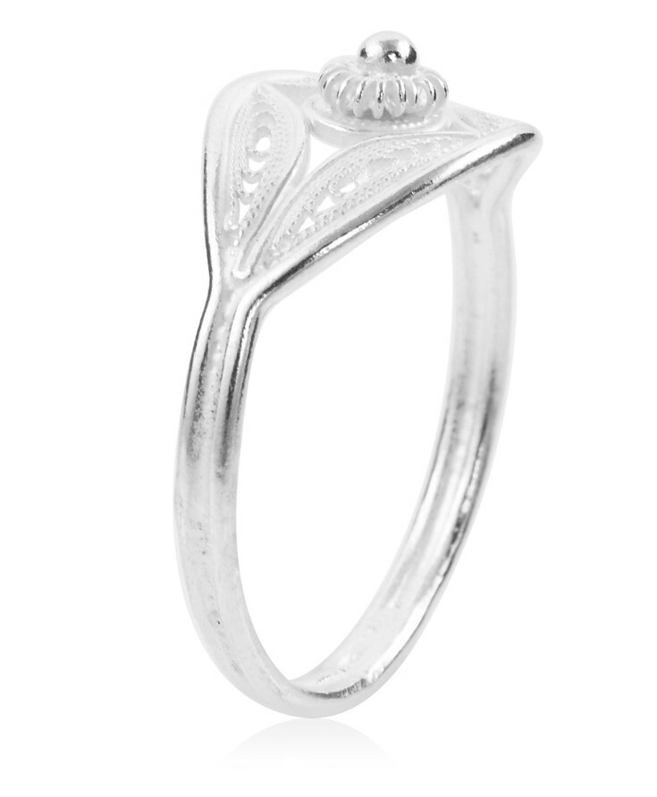 Eye Pattern Ring in Sterling Silver (Size 7.0) 2.10 Grams