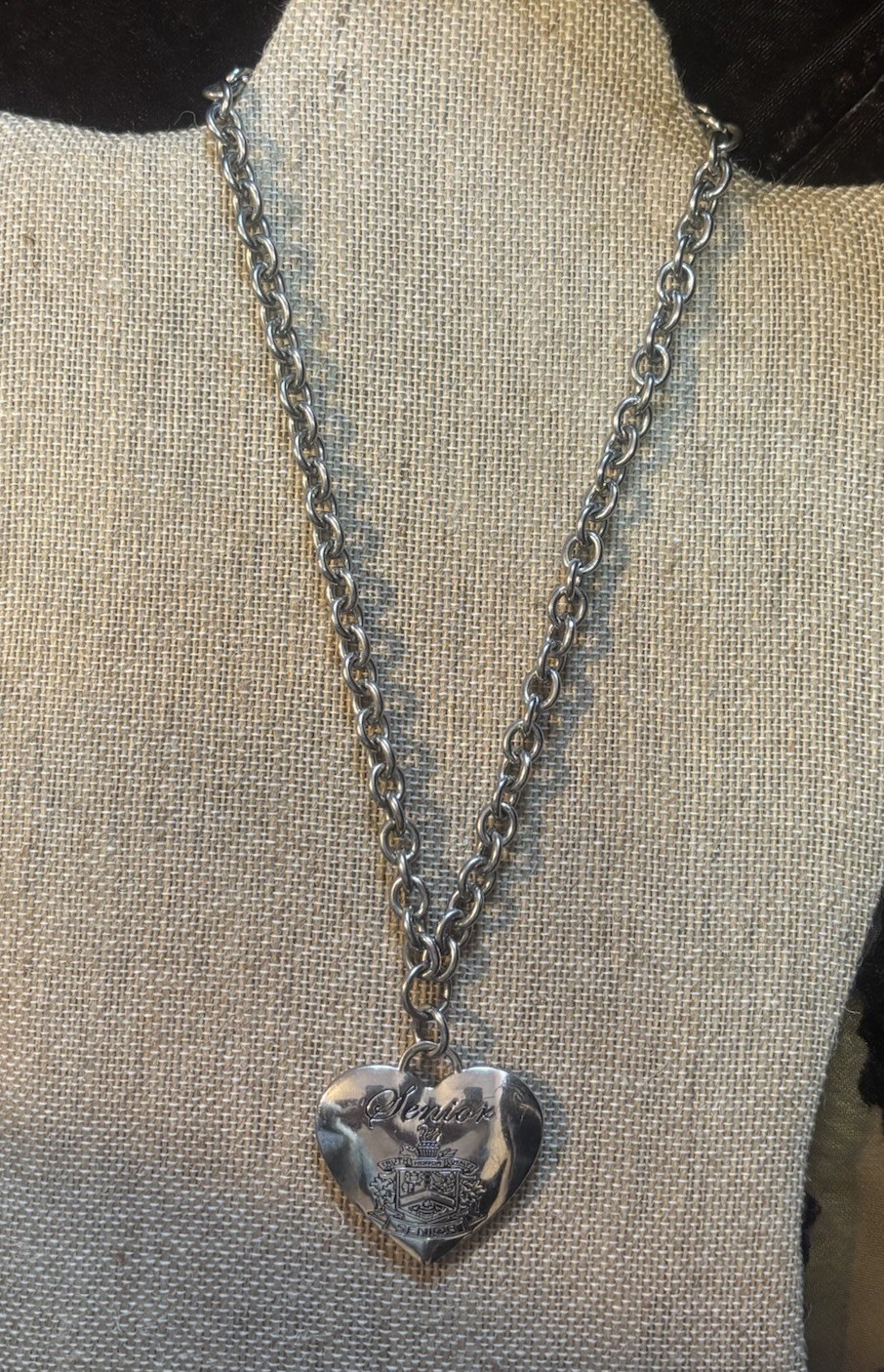 Vintage Y2K Senior Heart Necklace – Jostens